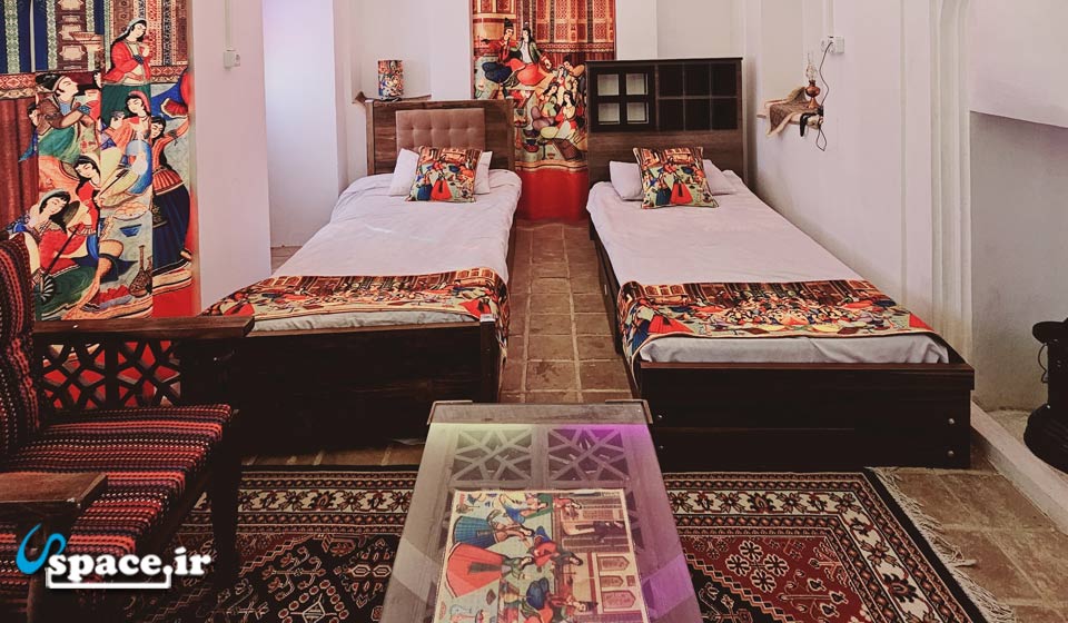 نمای داخلی اتاق گوهر بانو اقامتگاه سنتی عمارت حاکم - ساوه